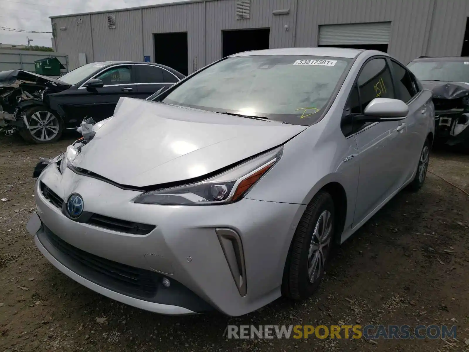 2 Photograph of a damaged car JTDL9MFU3M3030652 TOYOTA PRIUS 2021