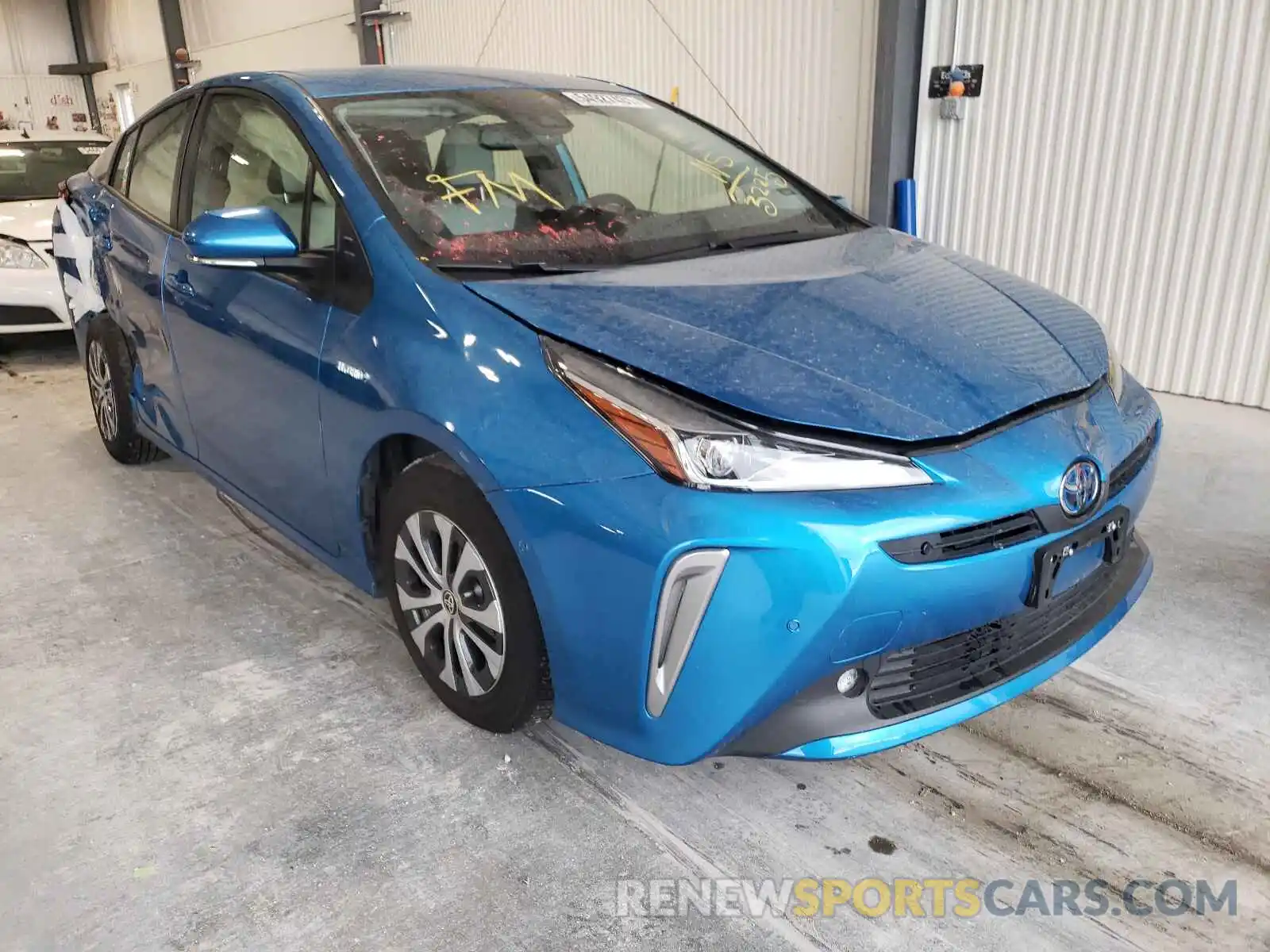 1 Photograph of a damaged car JTDL9MFU4M3023225 TOYOTA PRIUS 2021