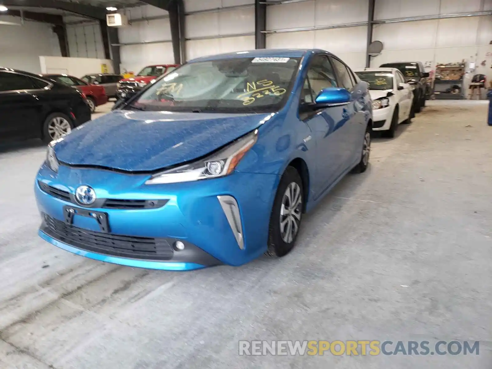 2 Photograph of a damaged car JTDL9MFU4M3023225 TOYOTA PRIUS 2021