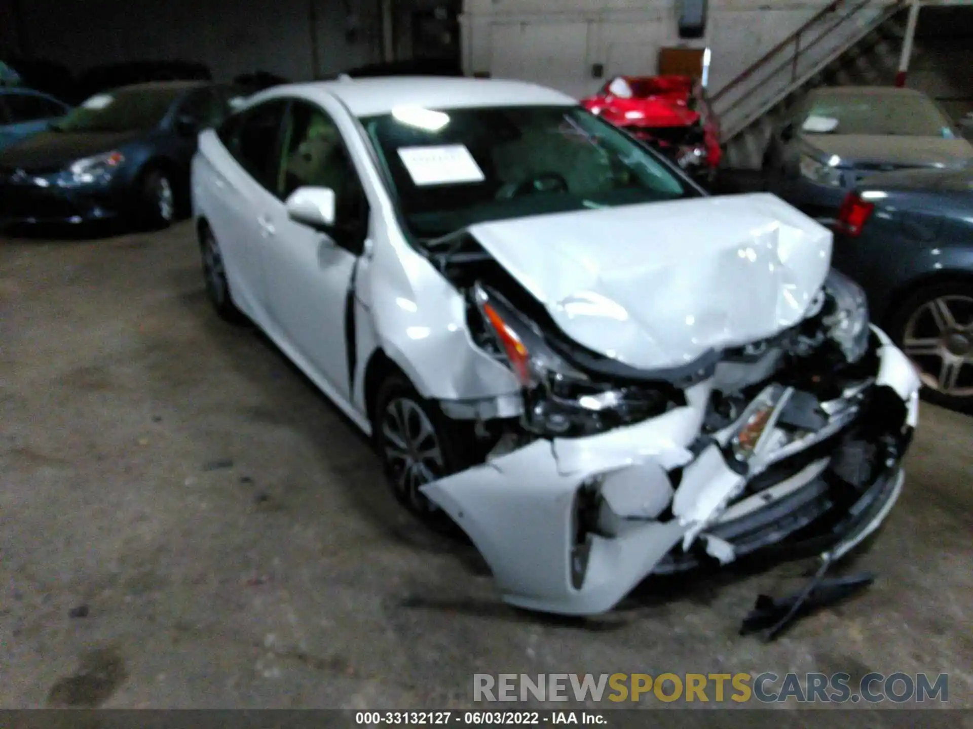 1 Photograph of a damaged car JTDL9MFU4M3024763 TOYOTA PRIUS 2021