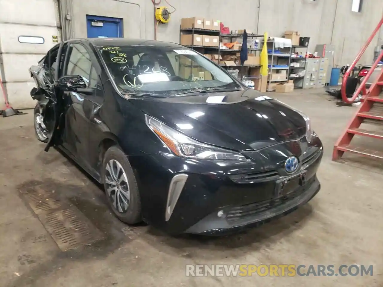 1 Photograph of a damaged car JTDL9MFU4M3024889 TOYOTA PRIUS 2021