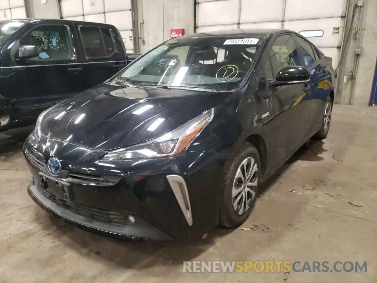 2 Photograph of a damaged car JTDL9MFU4M3024889 TOYOTA PRIUS 2021