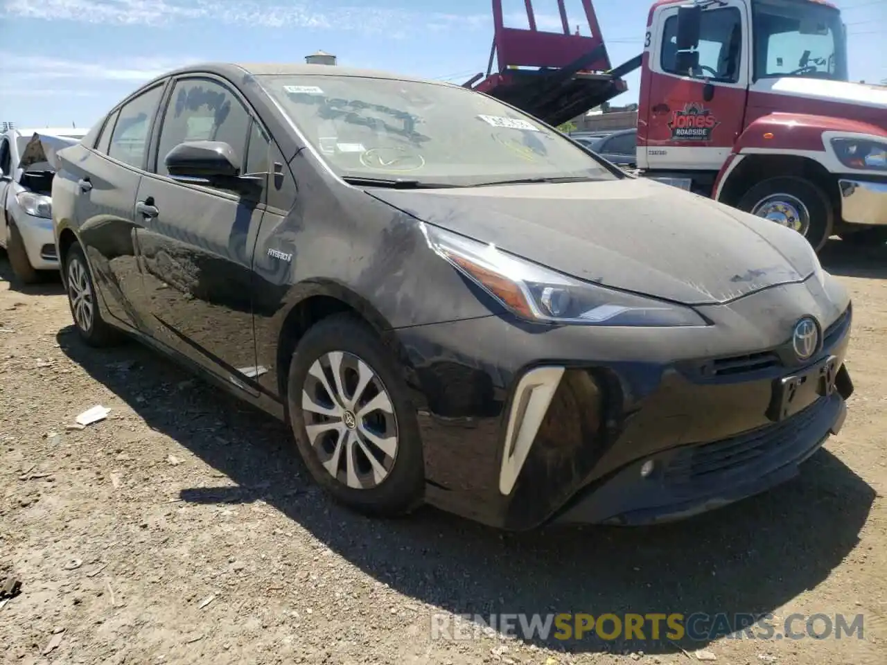 1 Photograph of a damaged car JTDL9MFU4M3027632 TOYOTA PRIUS 2021