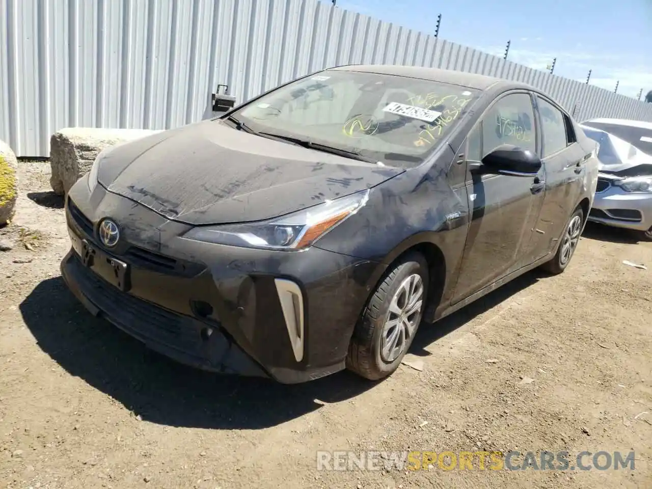 2 Photograph of a damaged car JTDL9MFU4M3027632 TOYOTA PRIUS 2021