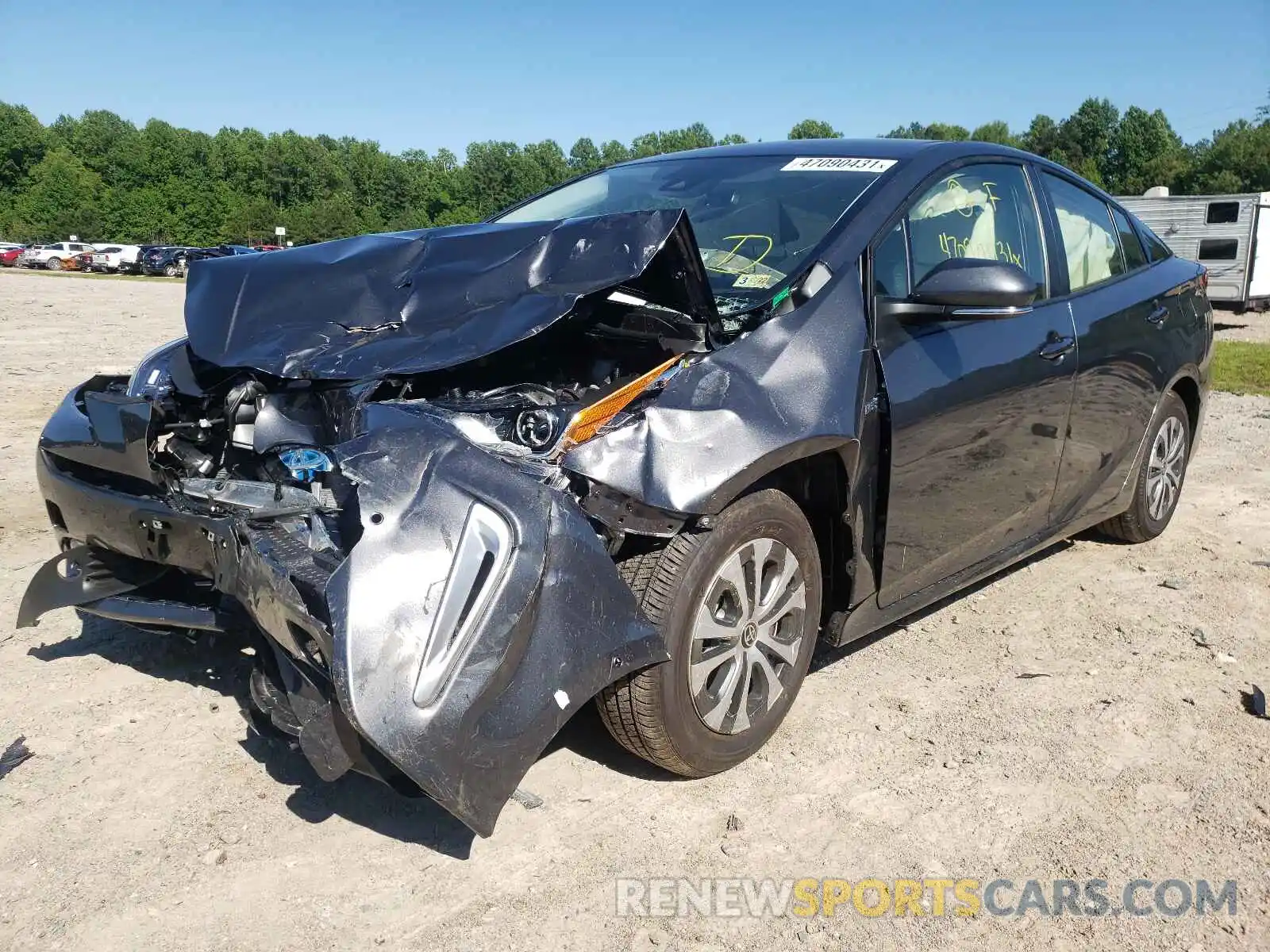 2 Photograph of a damaged car JTDL9MFU4M3027811 TOYOTA PRIUS 2021