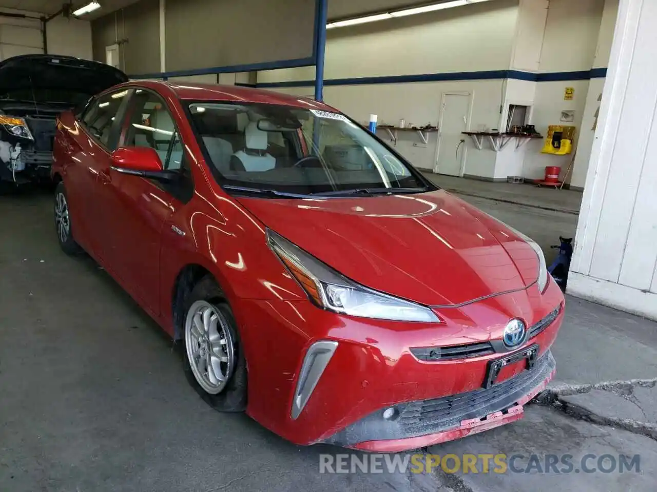 1 Photograph of a damaged car JTDL9MFU4M3029347 TOYOTA PRIUS 2021