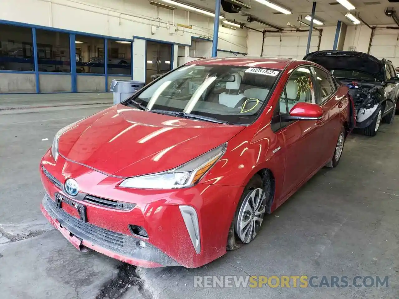 2 Photograph of a damaged car JTDL9MFU4M3029347 TOYOTA PRIUS 2021