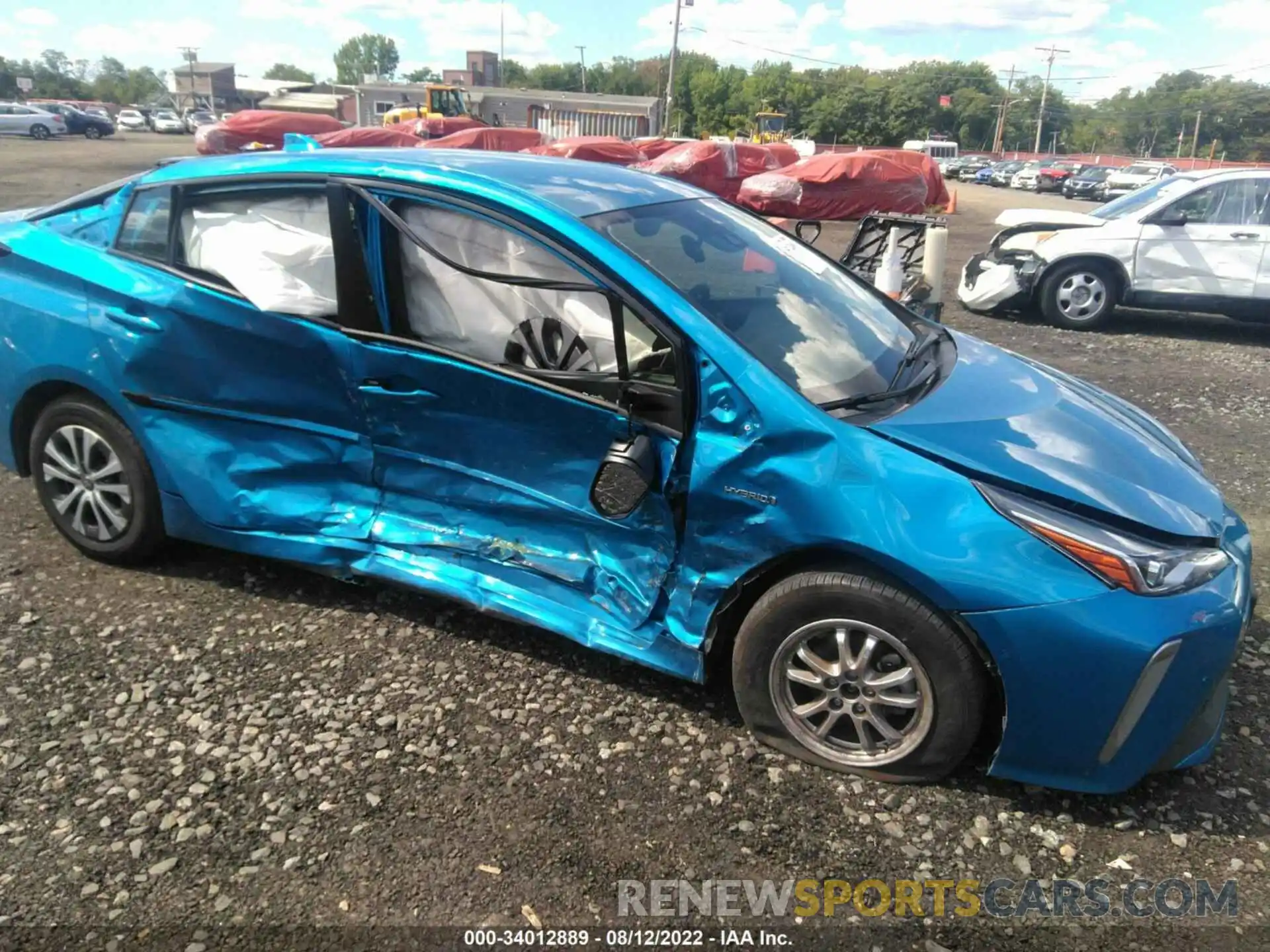 1 Photograph of a damaged car JTDL9MFU4M3030076 TOYOTA PRIUS 2021