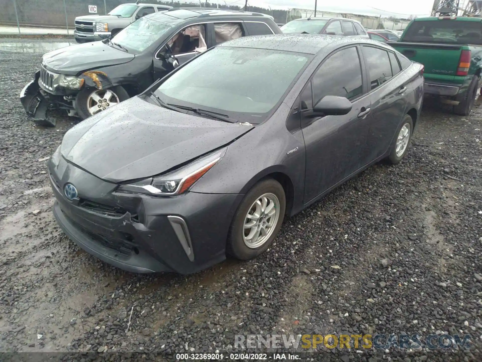 2 Photograph of a damaged car JTDL9MFU4M3030692 TOYOTA PRIUS 2021