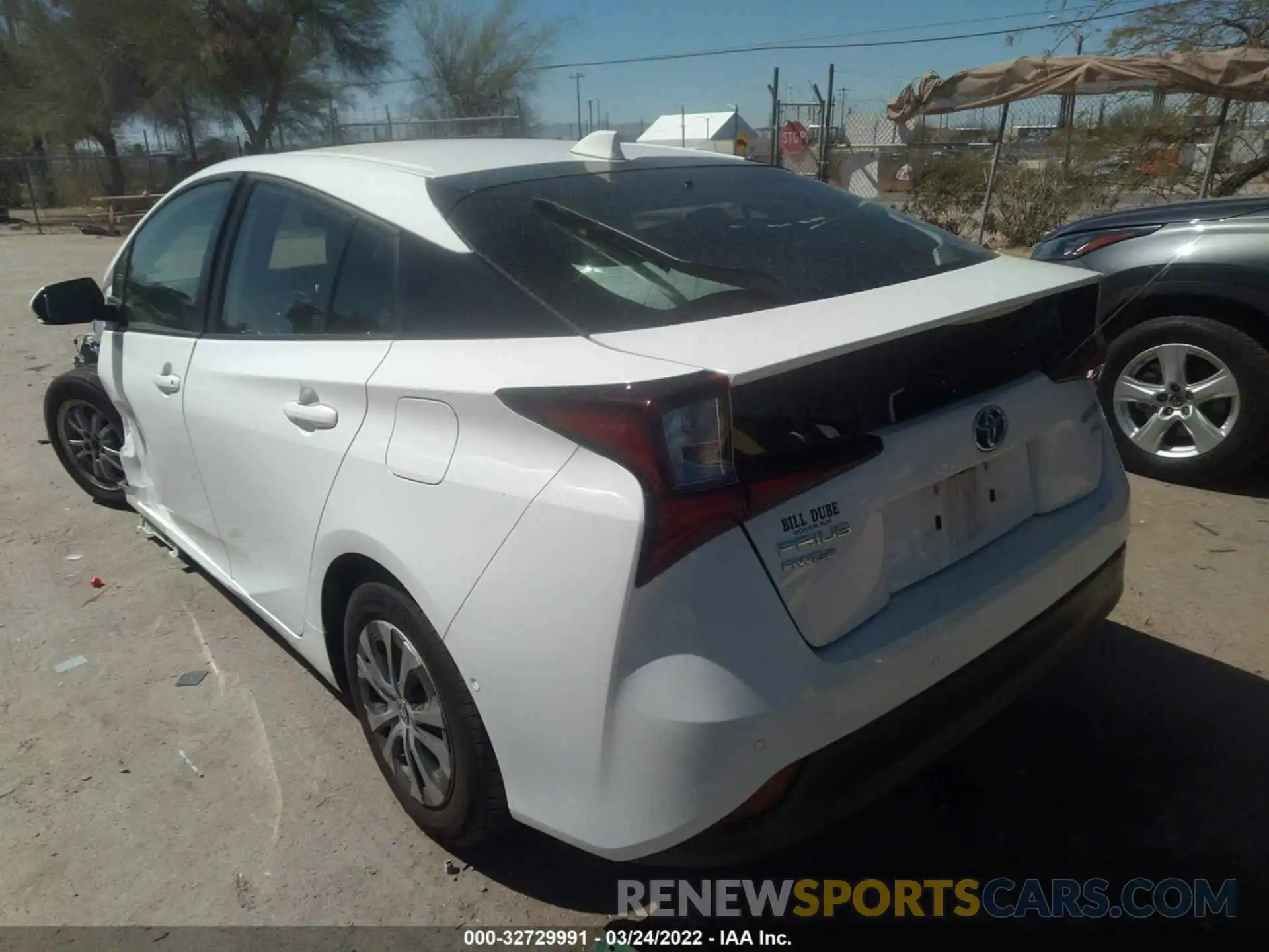 3 Photograph of a damaged car JTDL9MFU5M3022634 TOYOTA PRIUS 2021