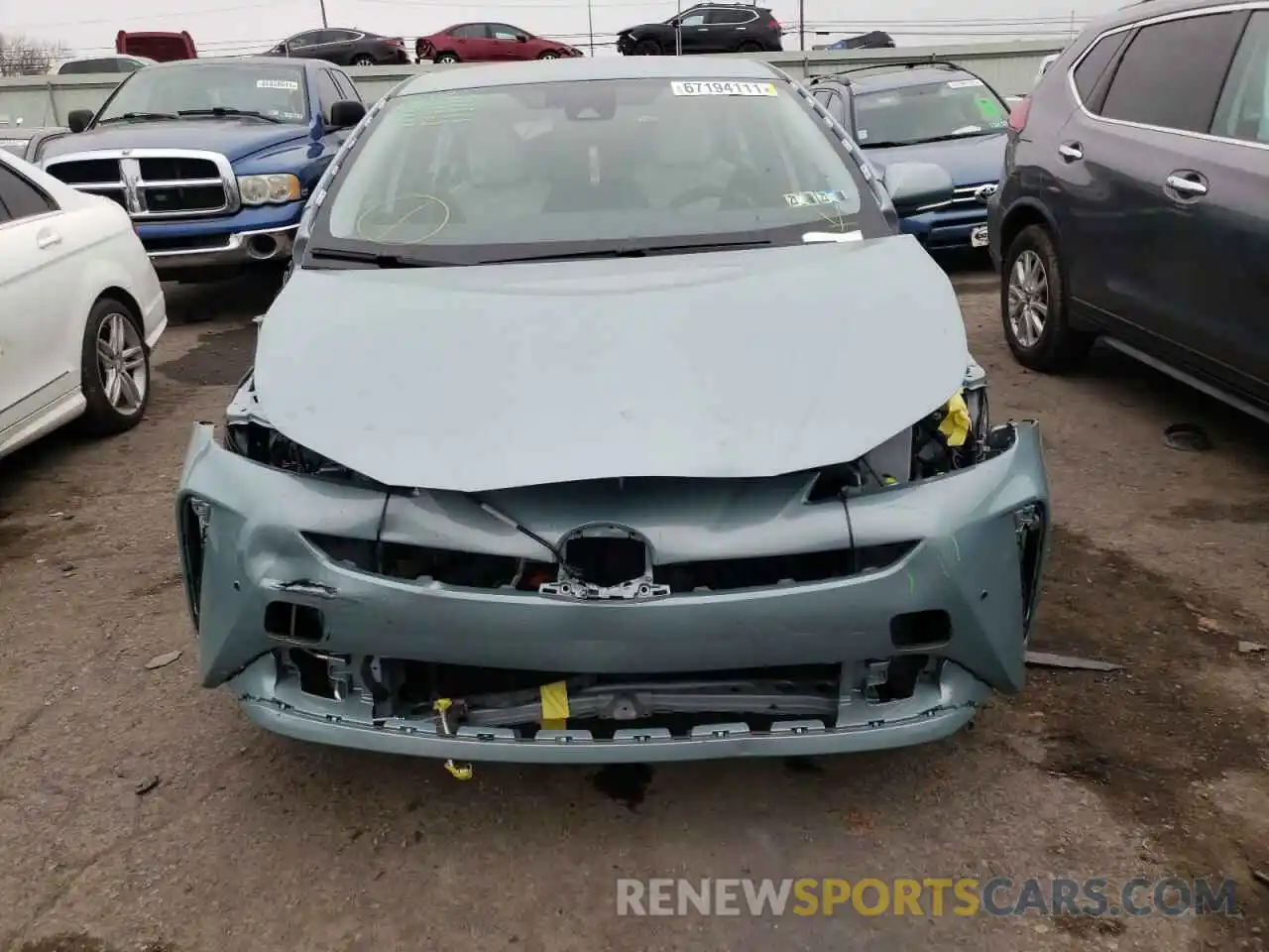 9 Photograph of a damaged car JTDL9MFU5M3023797 TOYOTA PRIUS 2021