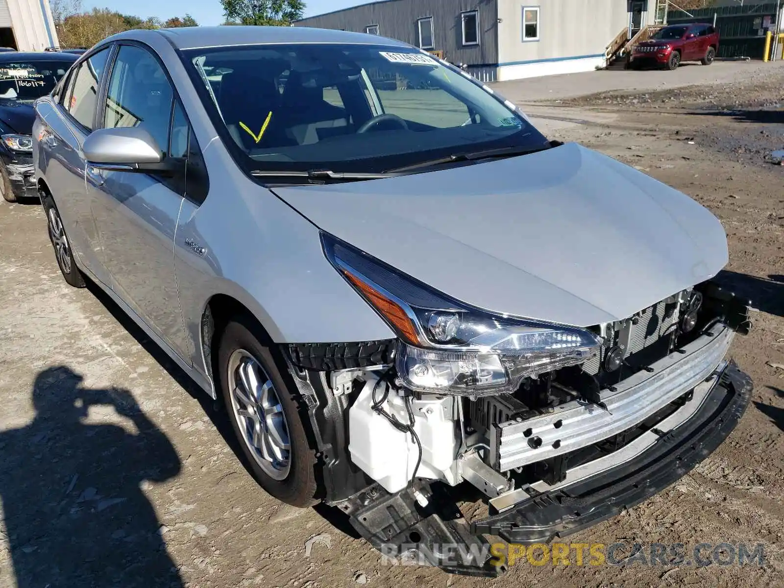 1 Photograph of a damaged car JTDL9MFU5M3024920 TOYOTA PRIUS 2021