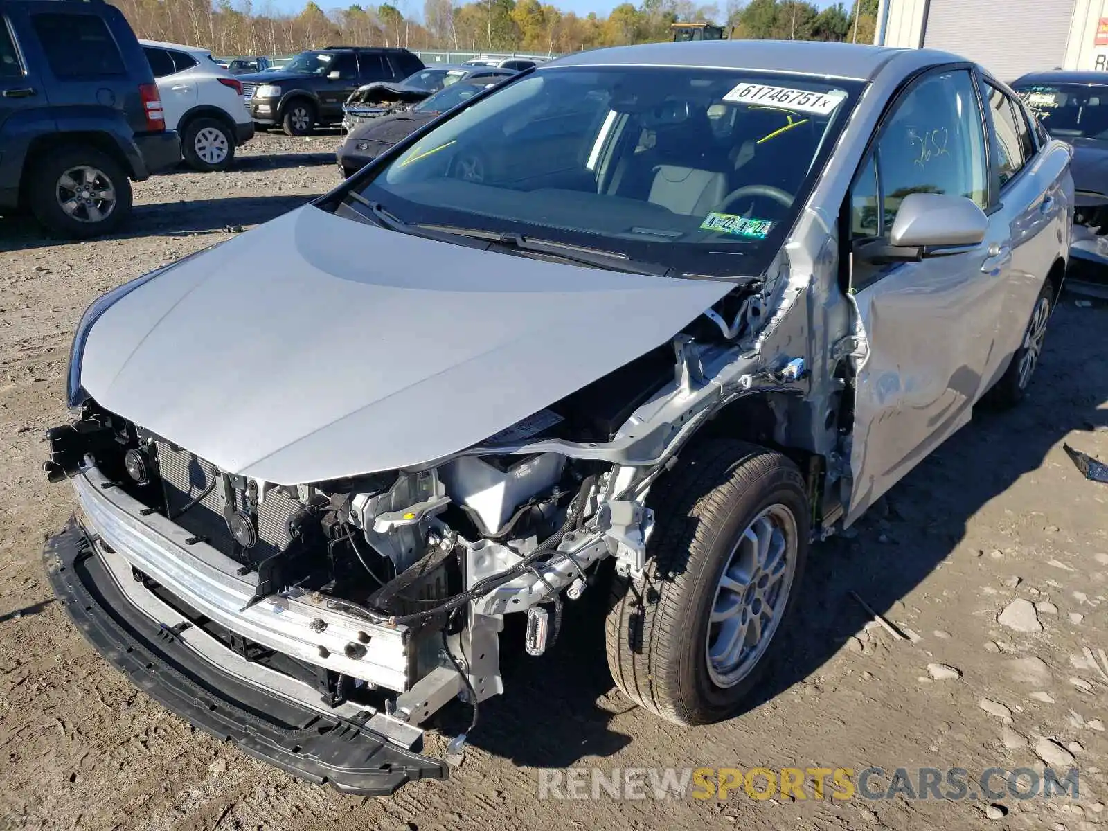 2 Photograph of a damaged car JTDL9MFU5M3024920 TOYOTA PRIUS 2021