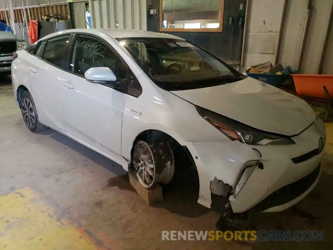 1 Photograph of a damaged car JTDL9MFU5M3027249 TOYOTA PRIUS 2021