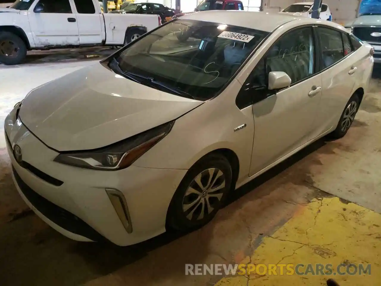 2 Photograph of a damaged car JTDL9MFU5M3027249 TOYOTA PRIUS 2021