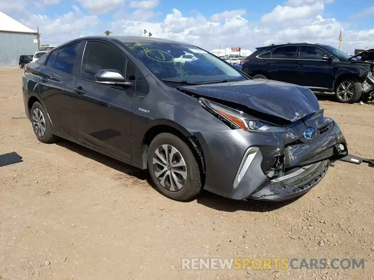 1 Photograph of a damaged car JTDL9MFU5M3030880 TOYOTA PRIUS 2021