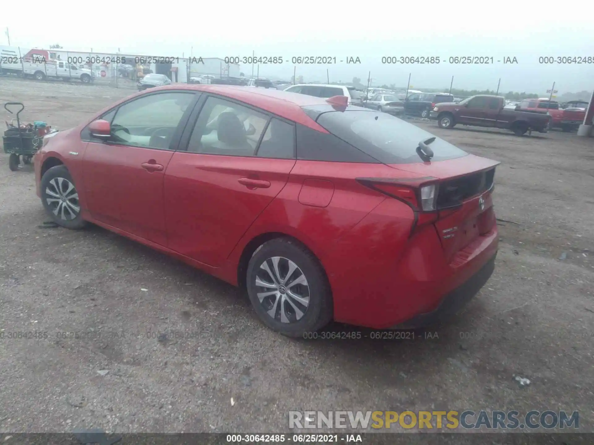 3 Photograph of a damaged car JTDL9MFU6M3023033 TOYOTA PRIUS 2021