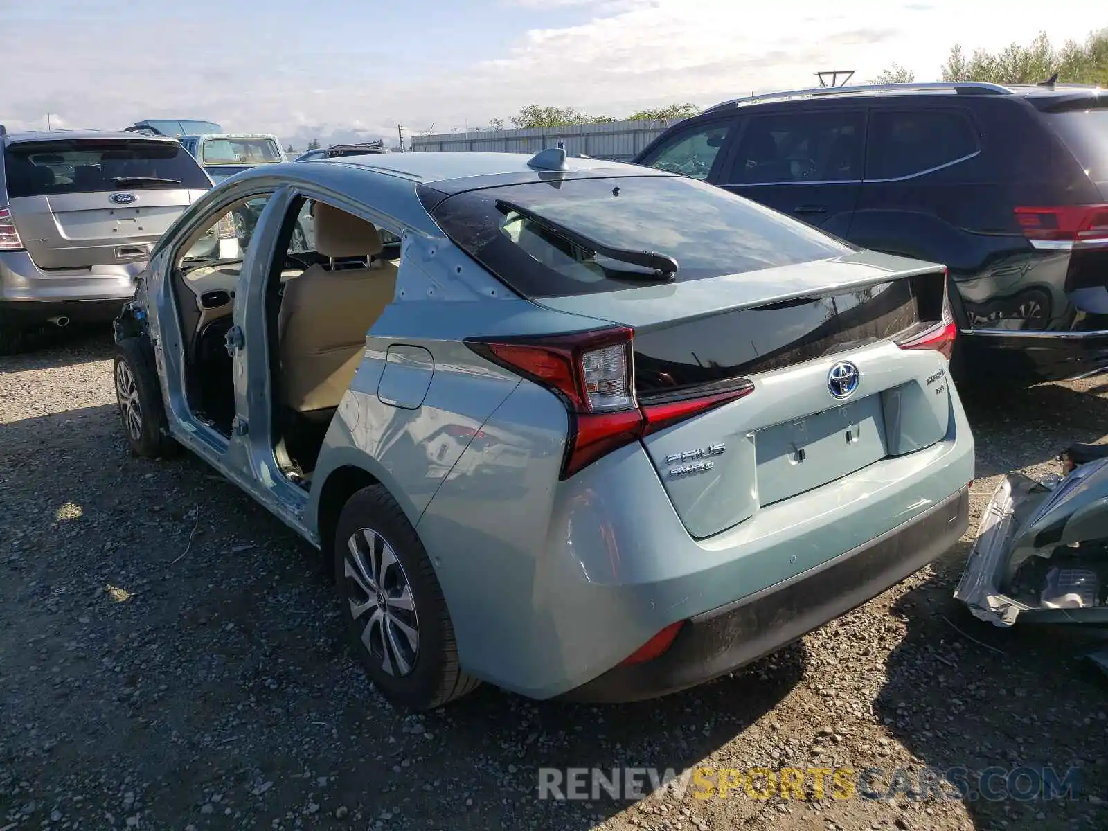 3 Photograph of a damaged car JTDL9MFU6M3024912 TOYOTA PRIUS 2021