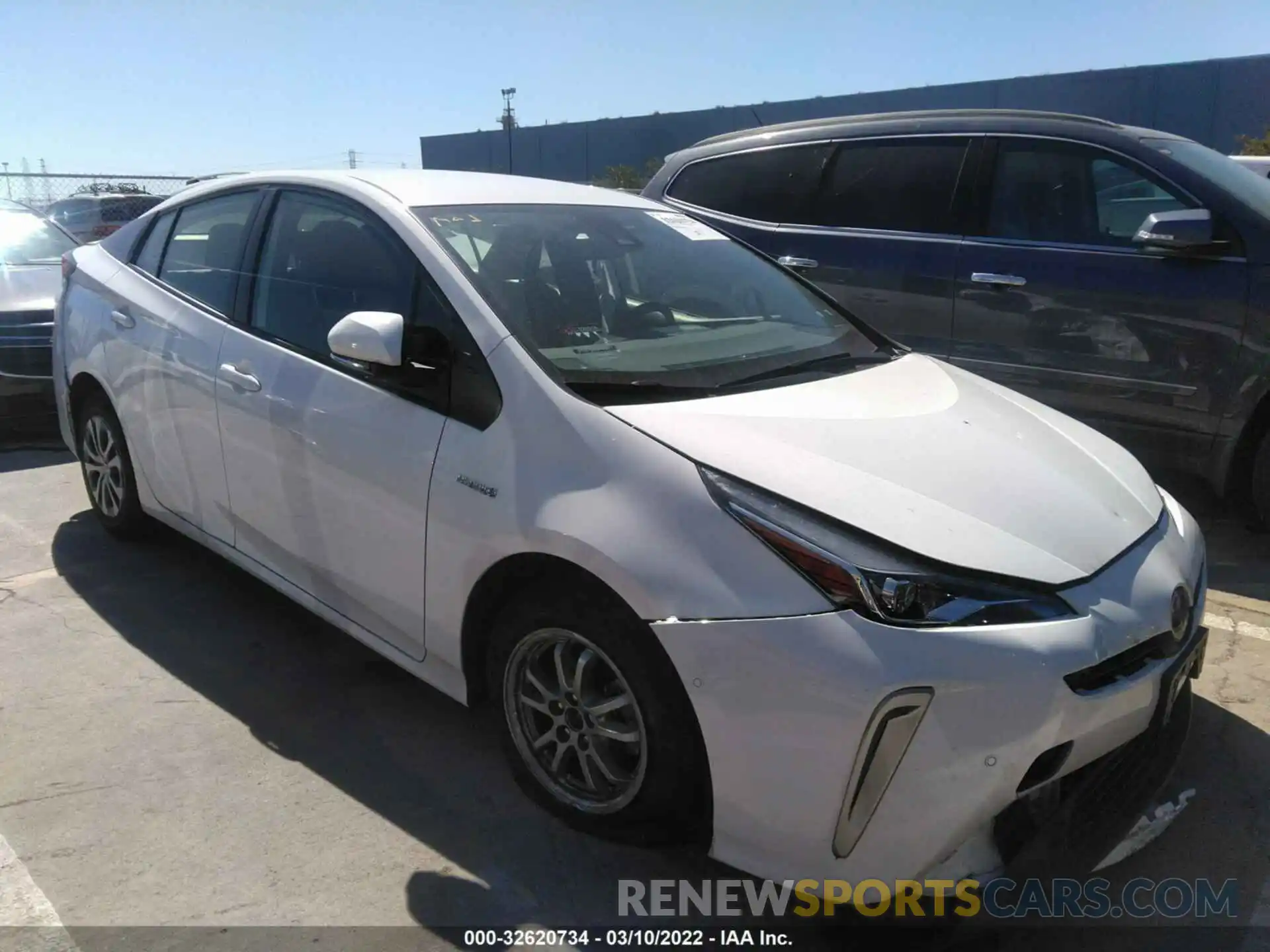 1 Photograph of a damaged car JTDL9MFU6M3027549 TOYOTA PRIUS 2021