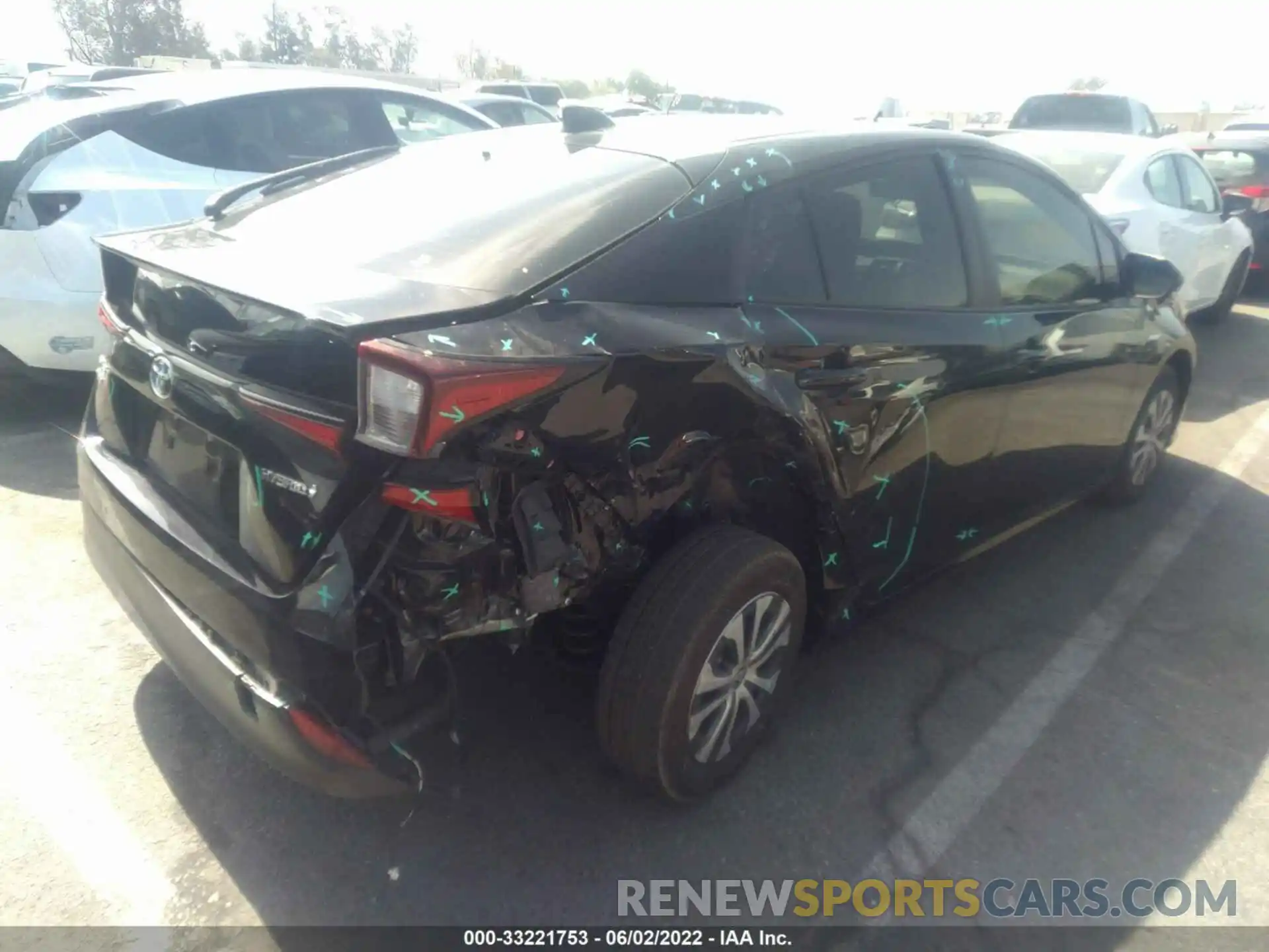 4 Photograph of a damaged car JTDL9MFU6M3027793 TOYOTA PRIUS 2021