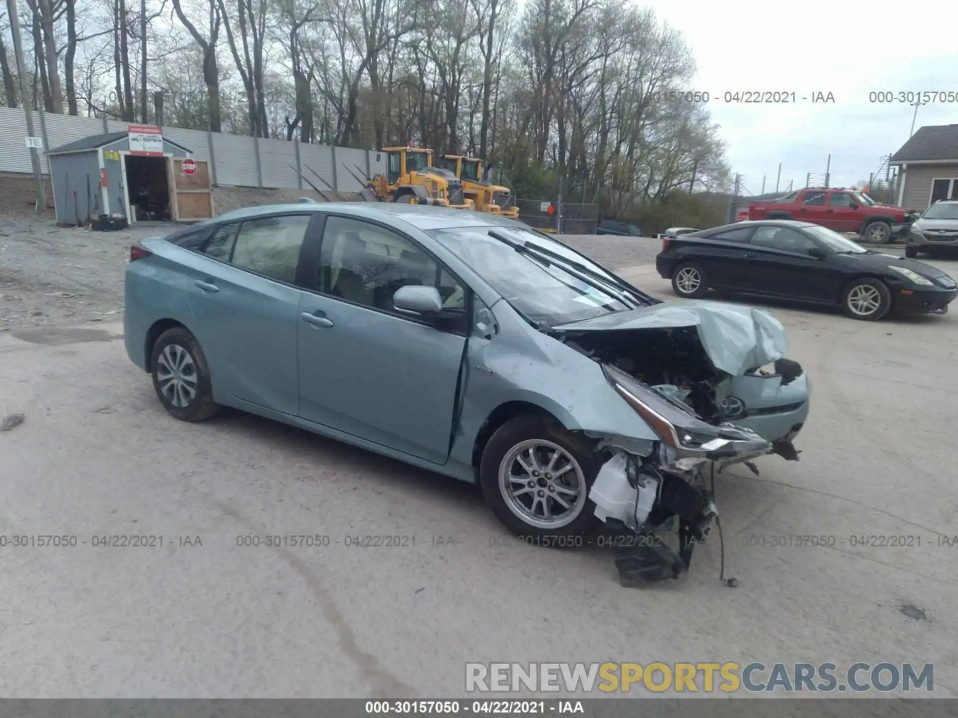 1 Photograph of a damaged car JTDL9MFU6M3027972 TOYOTA PRIUS 2021