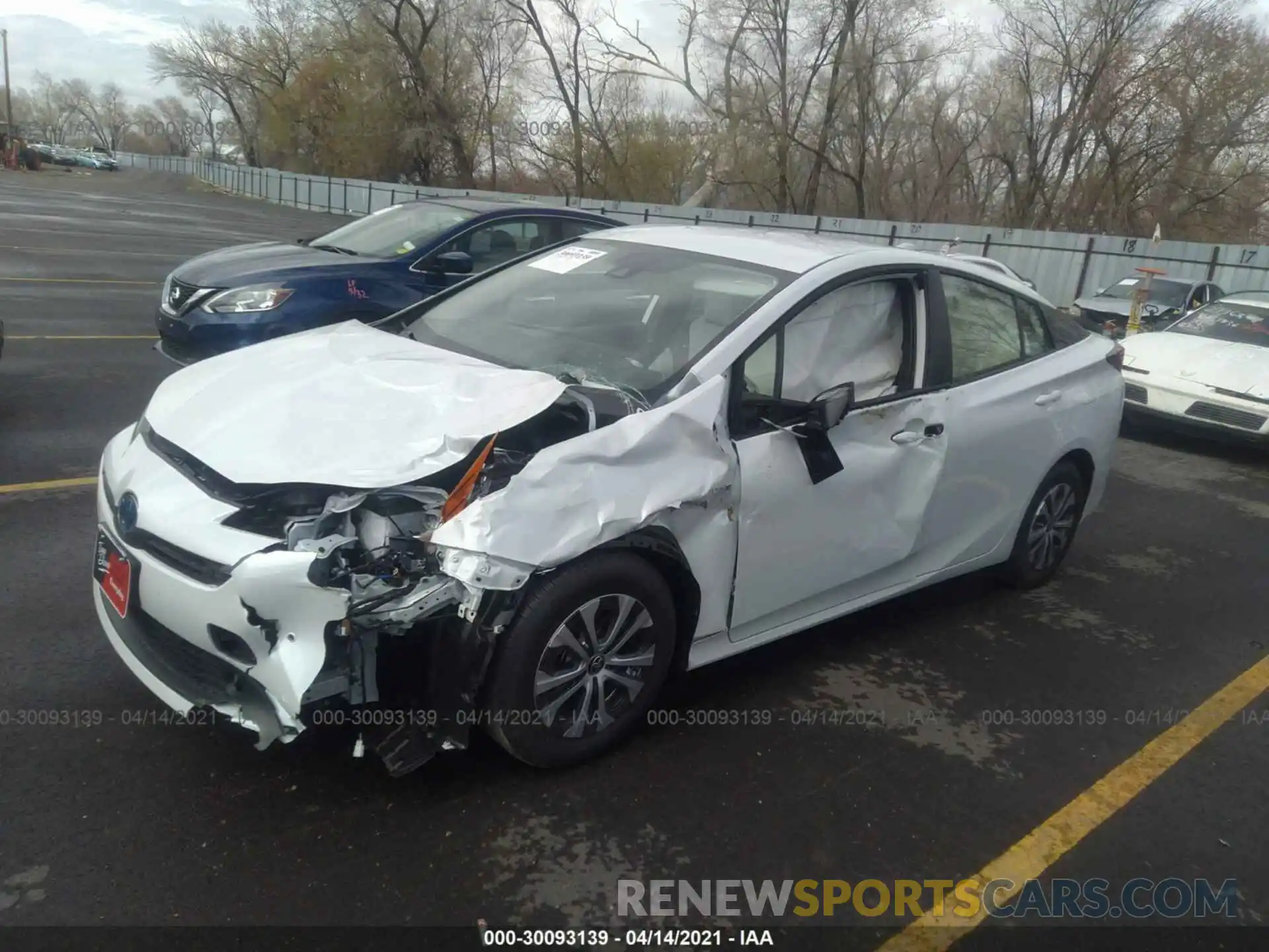 2 Photograph of a damaged car JTDL9MFU6M3028586 TOYOTA PRIUS 2021