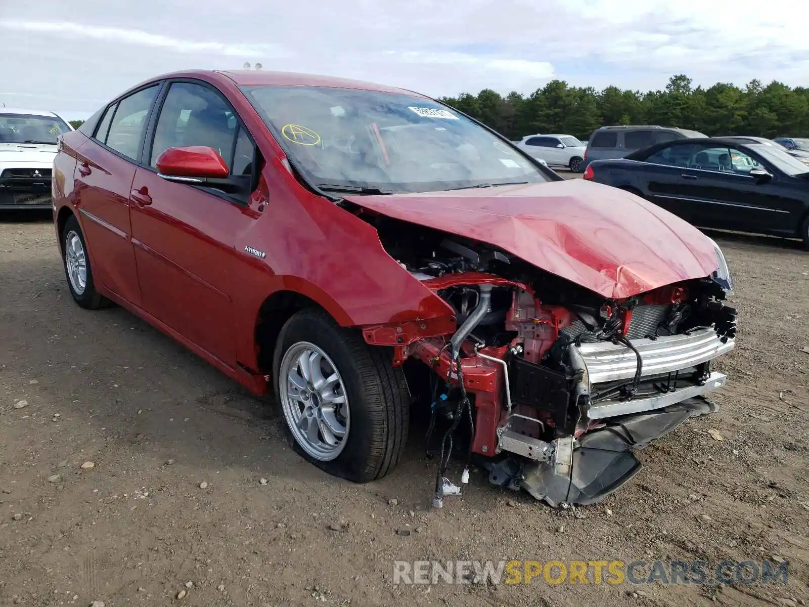 1 Photograph of a damaged car JTDL9MFU6M3029138 TOYOTA PRIUS 2021