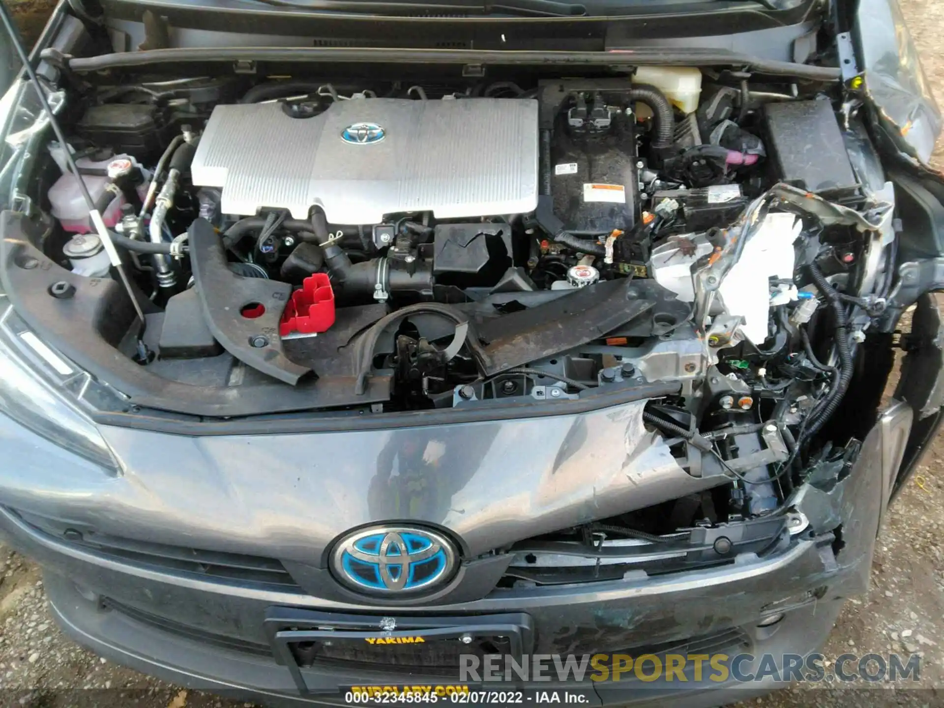 10 Фотография поврежденного автомобиля JTDL9MFU6M3030662 TOYOTA PRIUS 2021