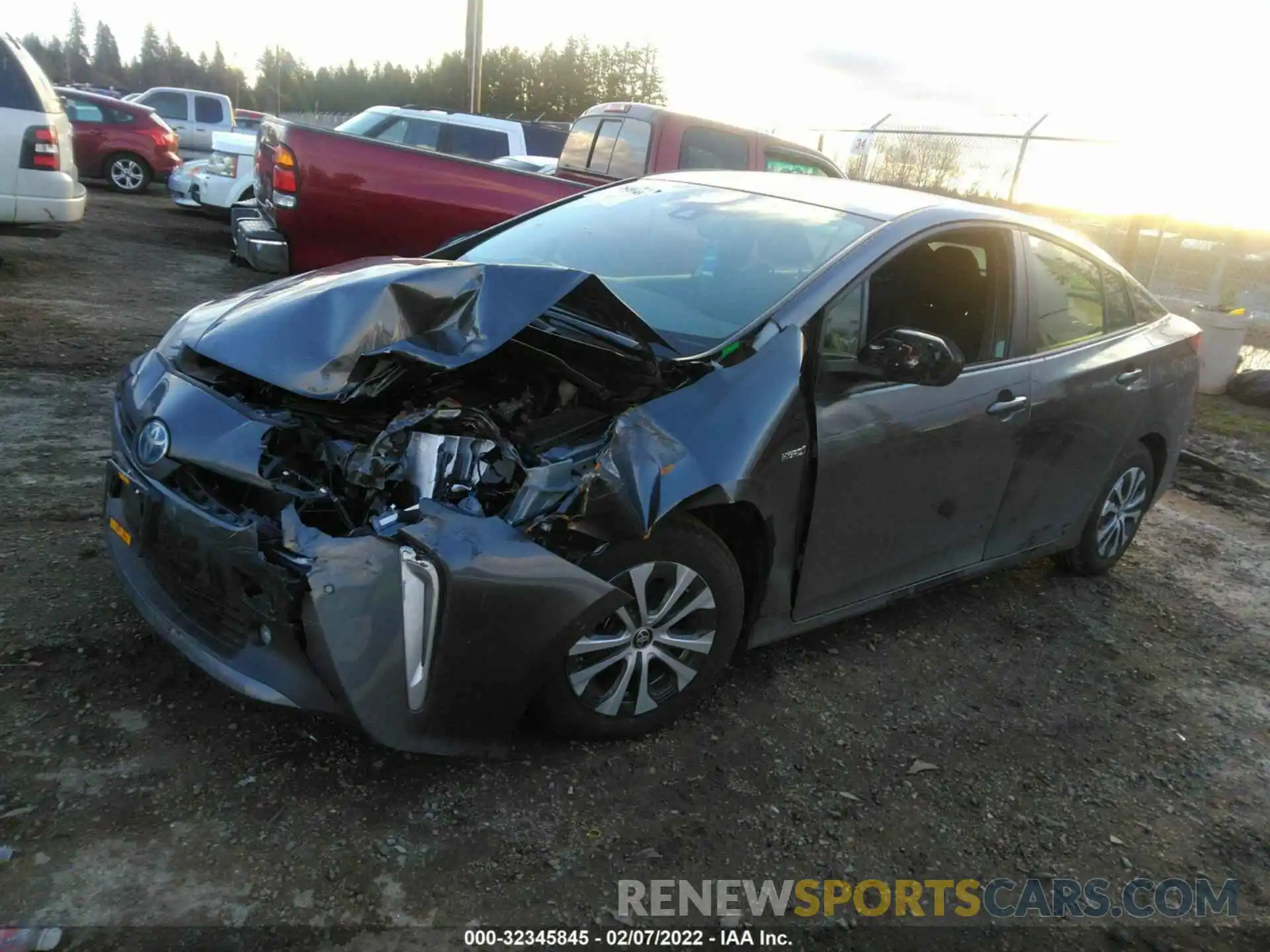 2 Photograph of a damaged car JTDL9MFU6M3030662 TOYOTA PRIUS 2021