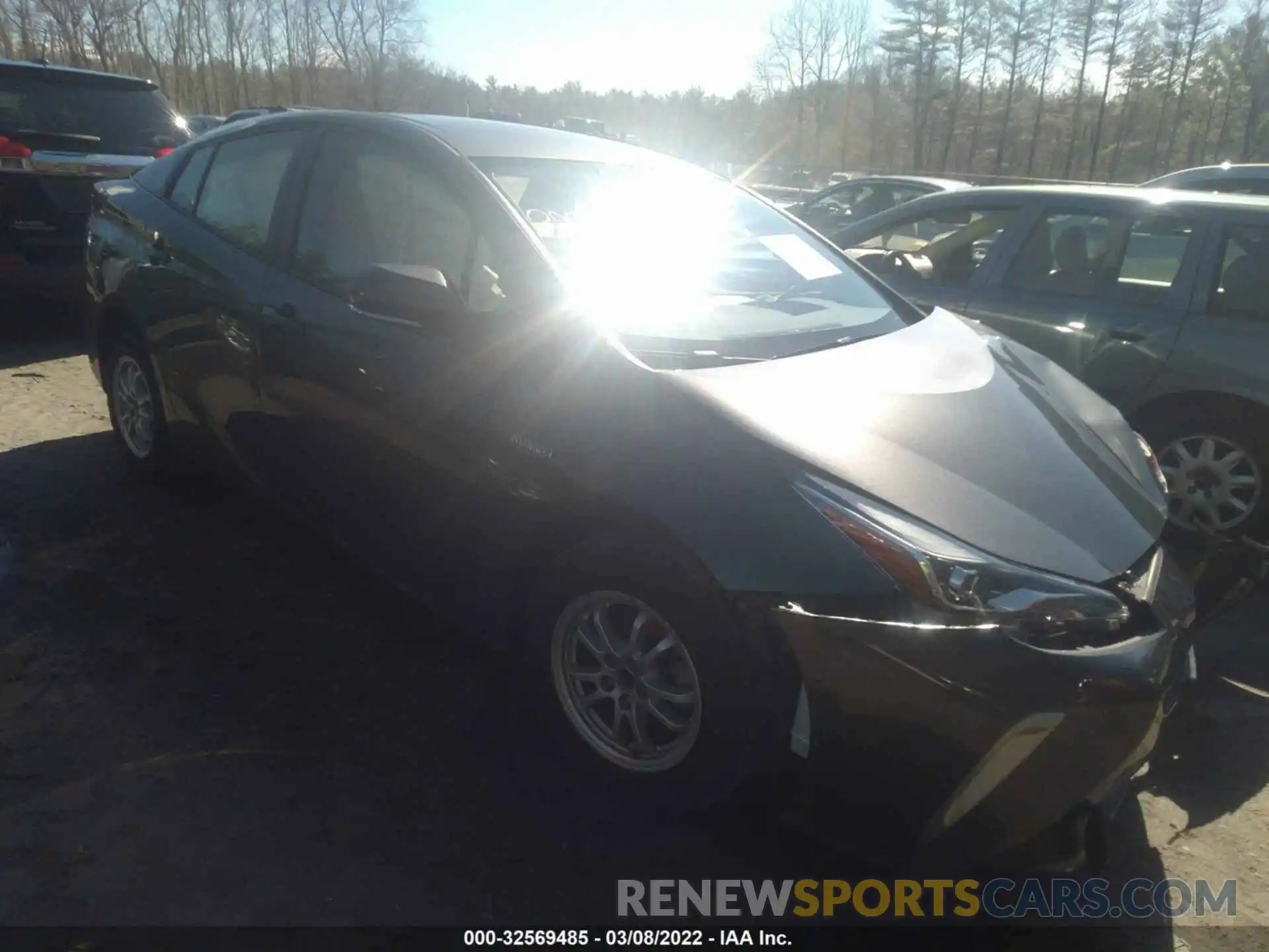 1 Photograph of a damaged car JTDL9MFU7M3023817 TOYOTA PRIUS 2021