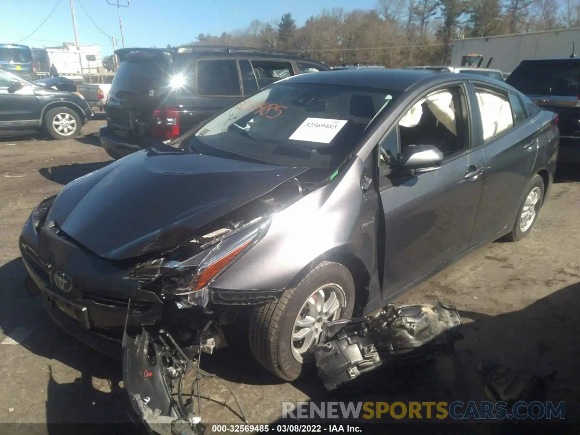 2 Photograph of a damaged car JTDL9MFU7M3023817 TOYOTA PRIUS 2021