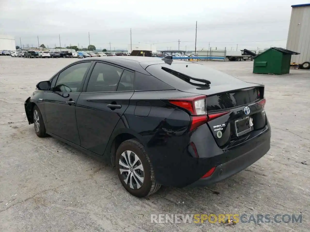 3 Photograph of a damaged car JTDL9MFU7M3024224 TOYOTA PRIUS 2021