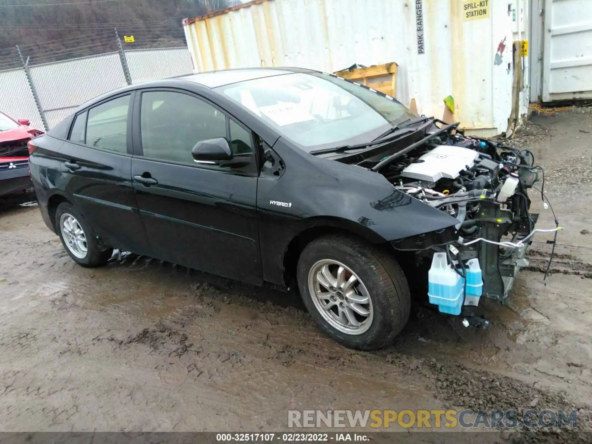 1 Photograph of a damaged car JTDL9MFU7M3024367 TOYOTA PRIUS 2021