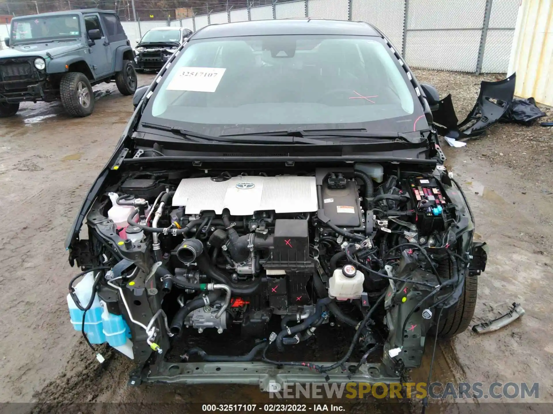 10 Photograph of a damaged car JTDL9MFU7M3024367 TOYOTA PRIUS 2021