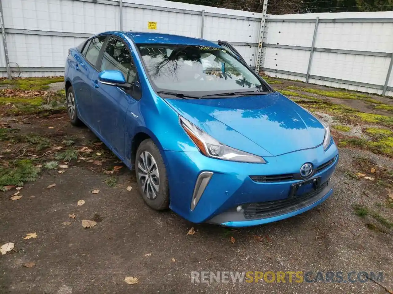 1 Photograph of a damaged car JTDL9MFU7M3026216 TOYOTA PRIUS 2021