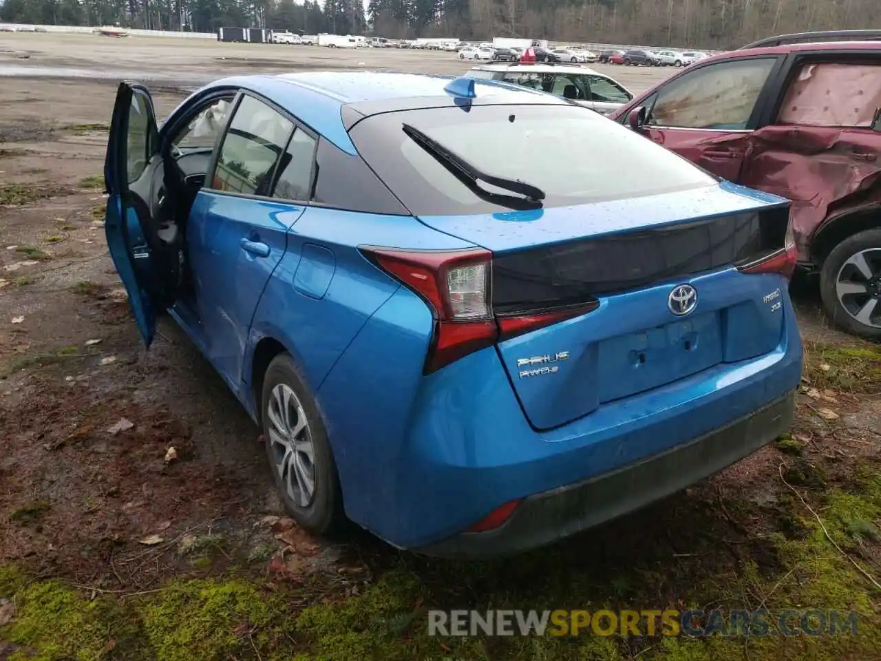 3 Photograph of a damaged car JTDL9MFU7M3026216 TOYOTA PRIUS 2021