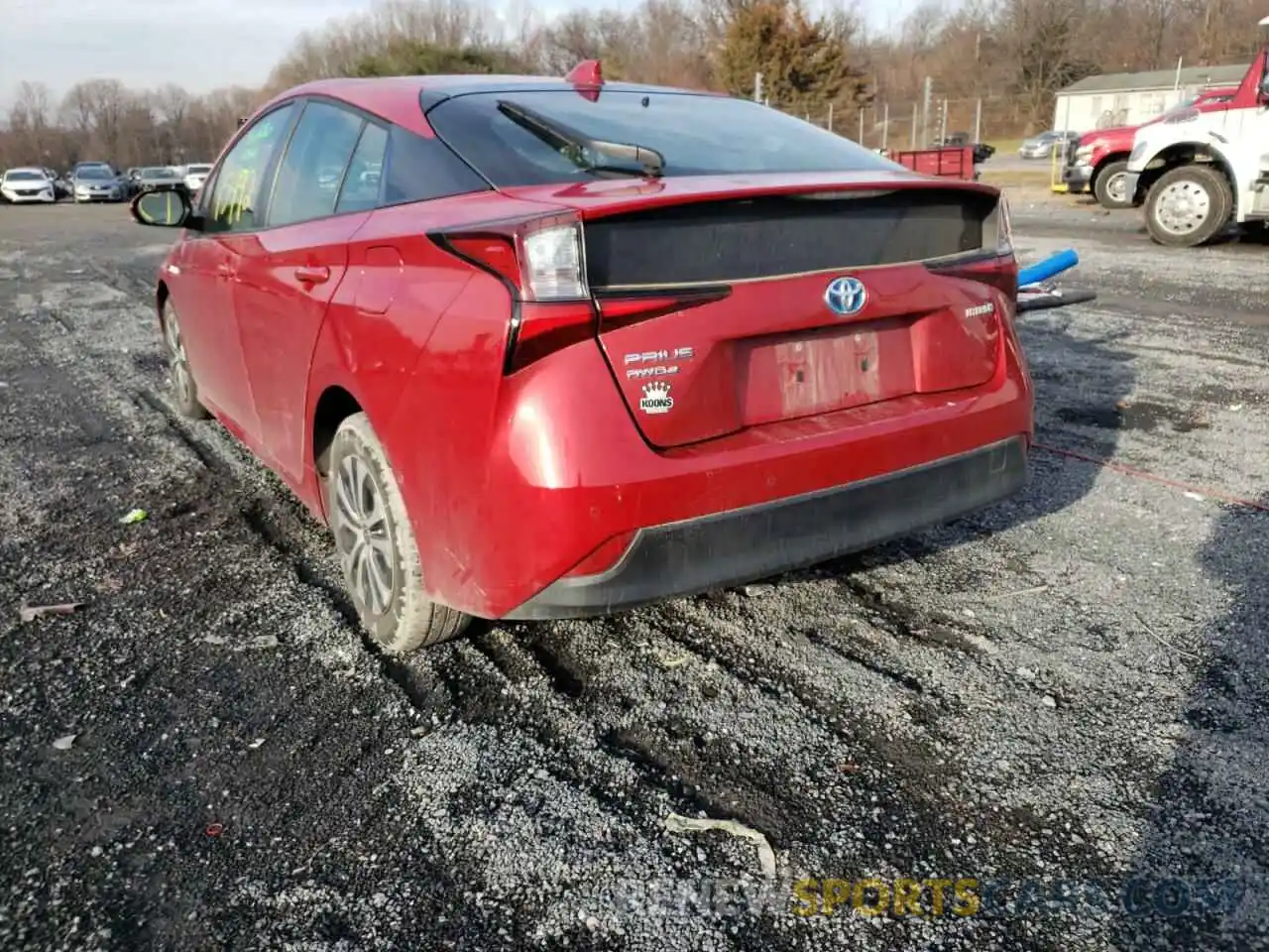 3 Photograph of a damaged car JTDL9MFU7M3026507 TOYOTA PRIUS 2021