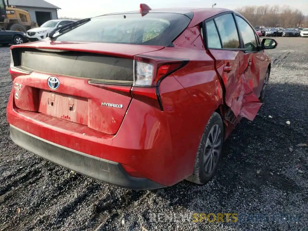 4 Photograph of a damaged car JTDL9MFU7M3026507 TOYOTA PRIUS 2021