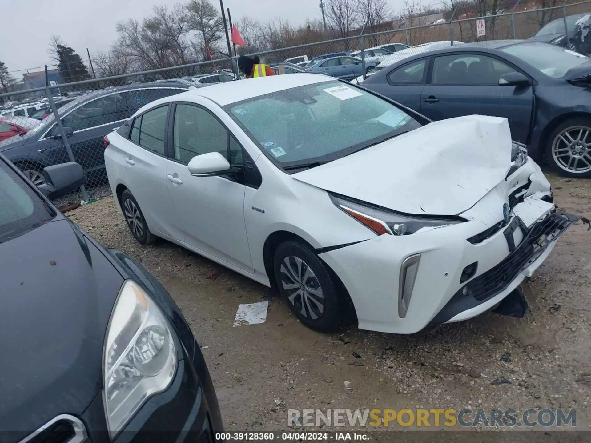 1 Photograph of a damaged car JTDL9MFU7M3026927 TOYOTA PRIUS 2021