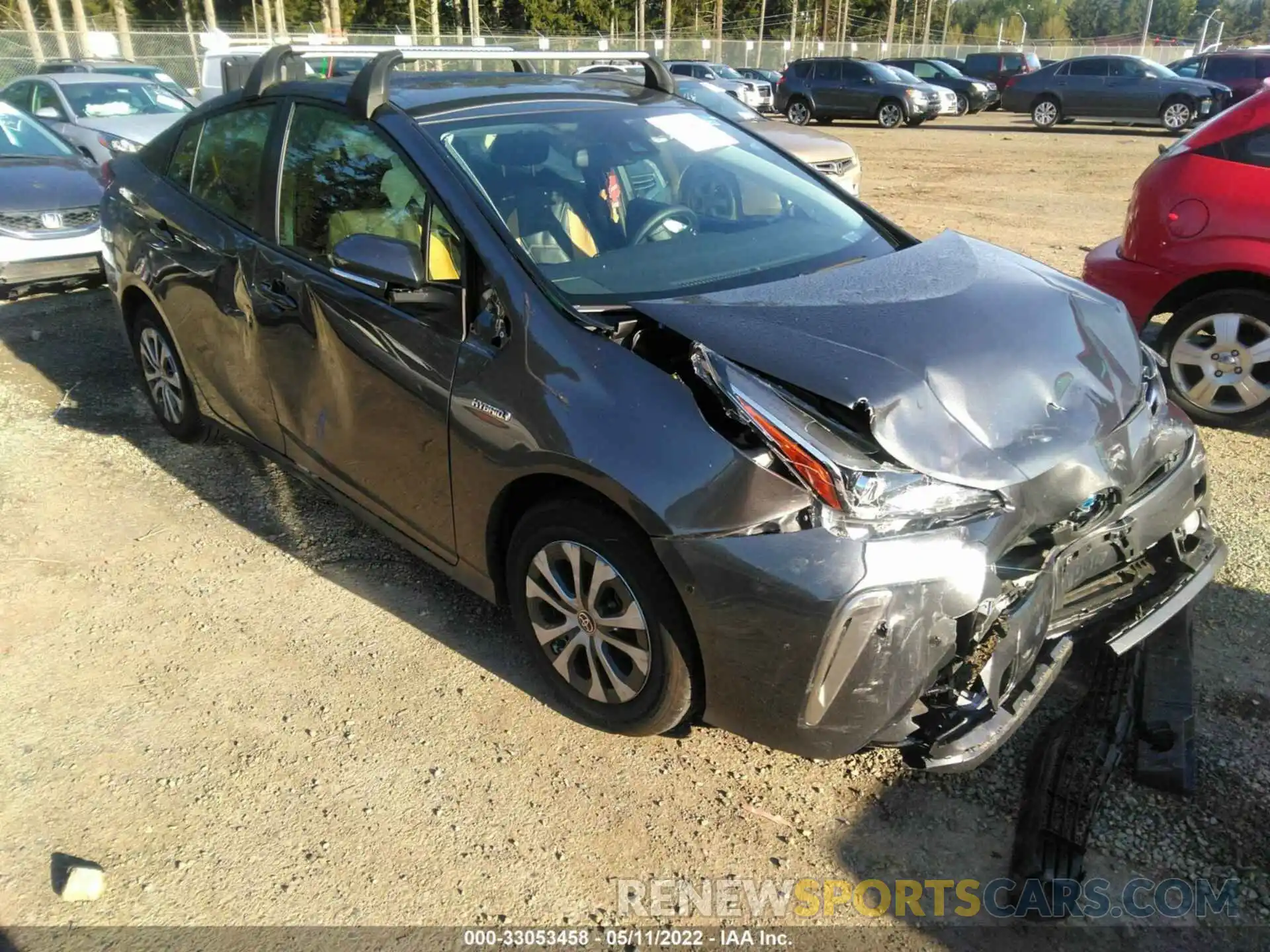 1 Photograph of a damaged car JTDL9MFU7M3027303 TOYOTA PRIUS 2021