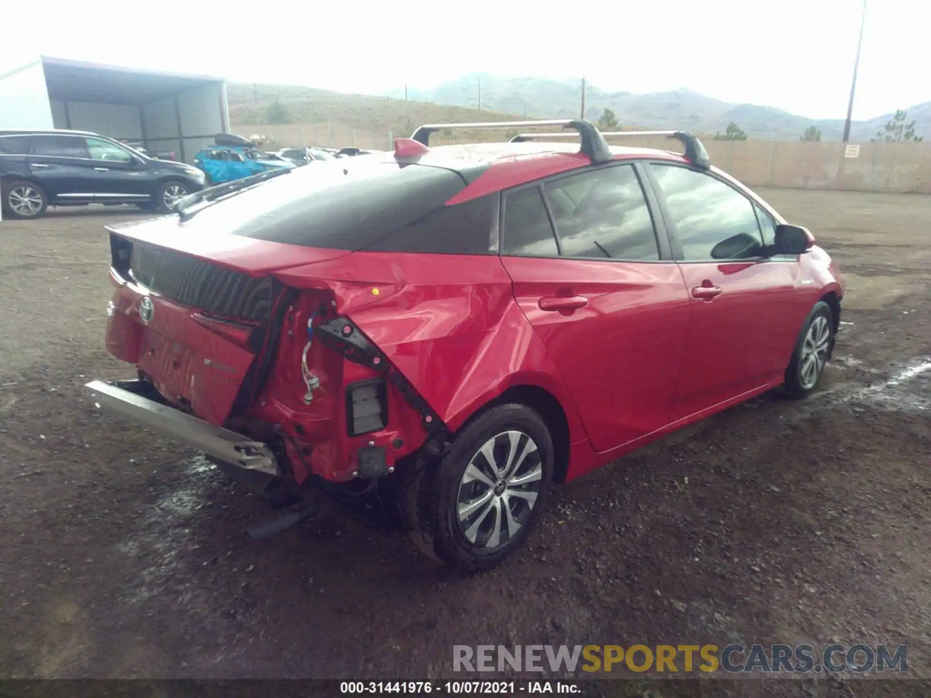 4 Photograph of a damaged car JTDL9MFU7M3029715 TOYOTA PRIUS 2021