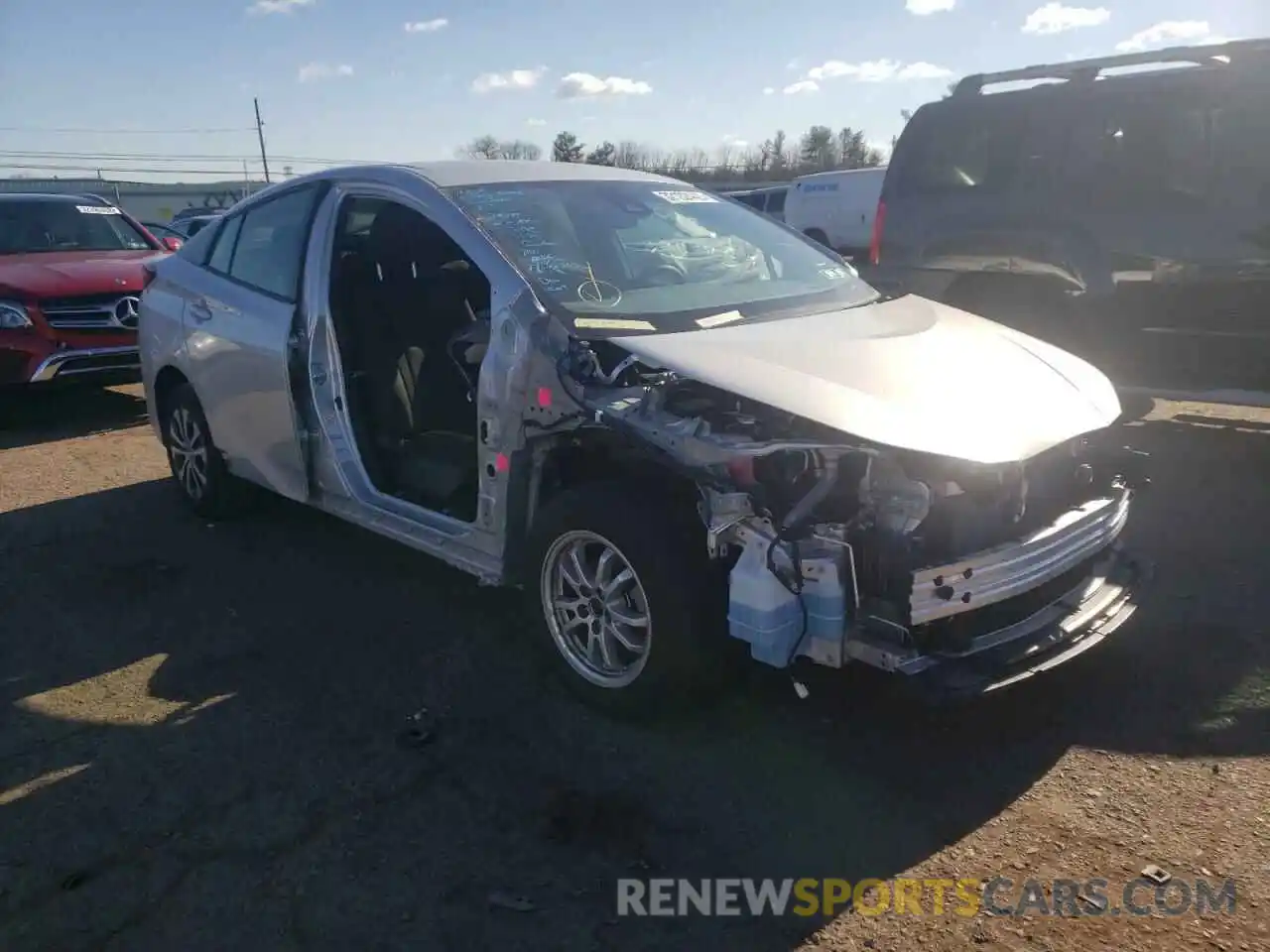 1 Photograph of a damaged car JTDL9MFU8M3024328 TOYOTA PRIUS 2021