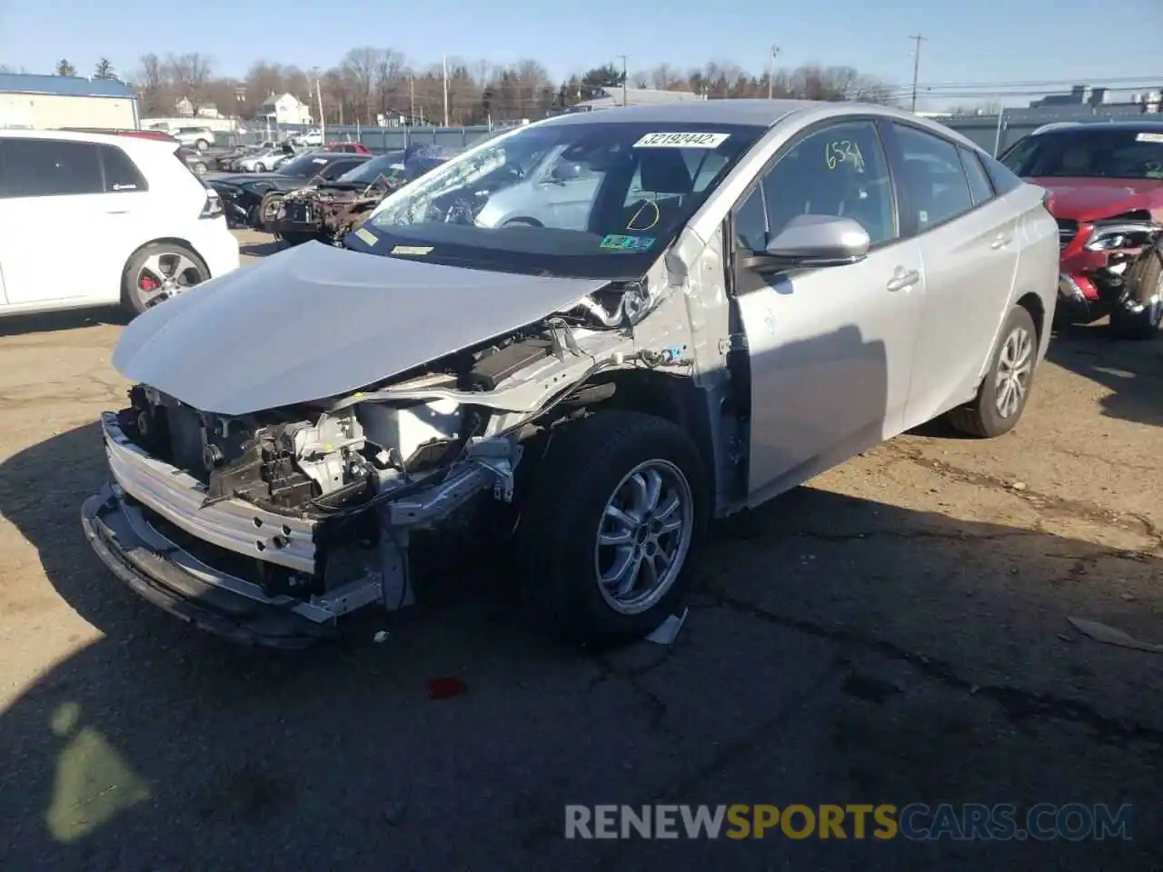 2 Photograph of a damaged car JTDL9MFU8M3024328 TOYOTA PRIUS 2021