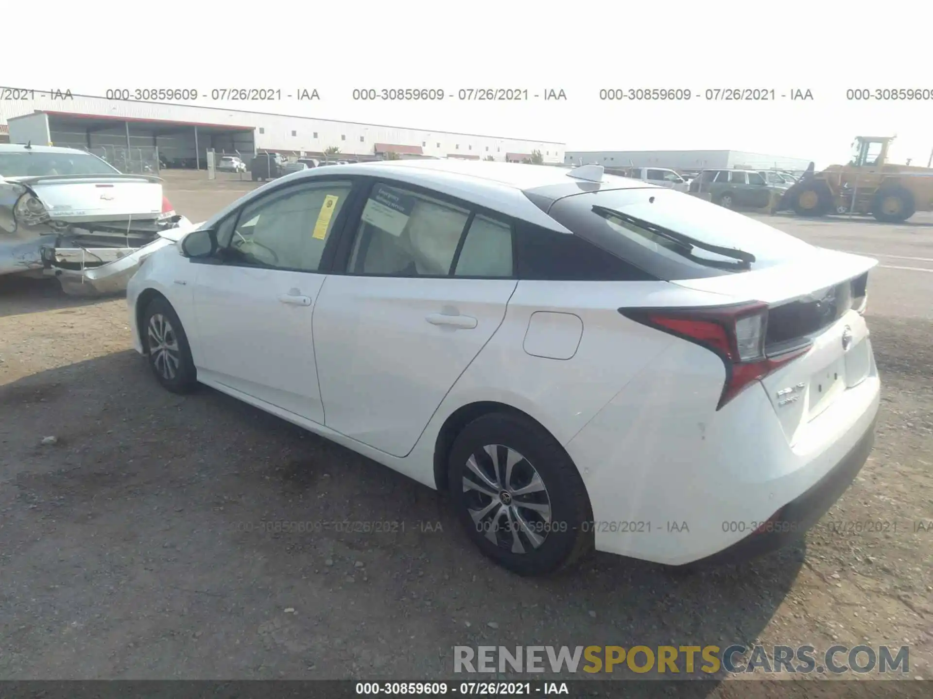 3 Photograph of a damaged car JTDL9MFU8M3028864 TOYOTA PRIUS 2021