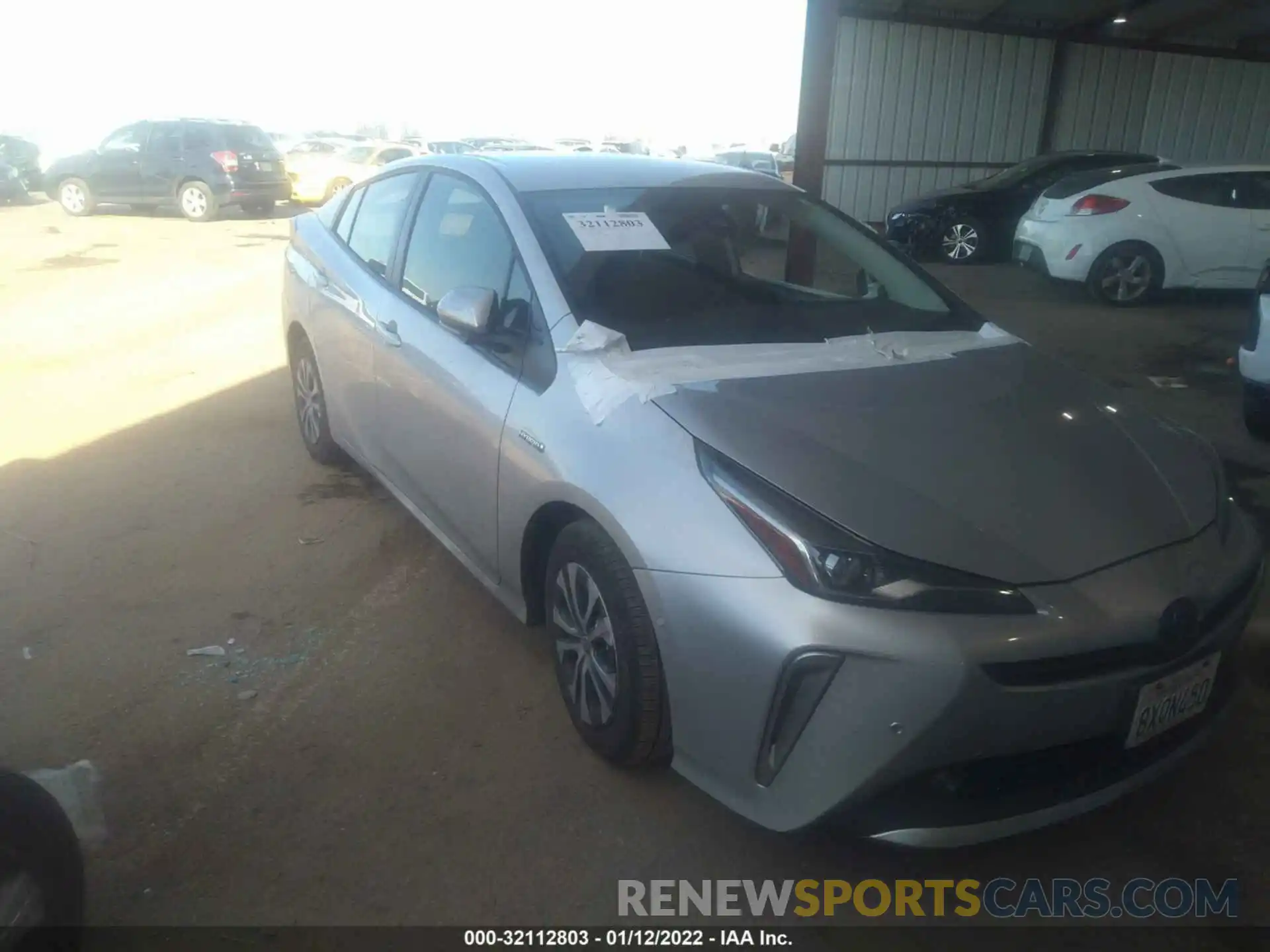 1 Photograph of a damaged car JTDL9MFU8M3030341 TOYOTA PRIUS 2021