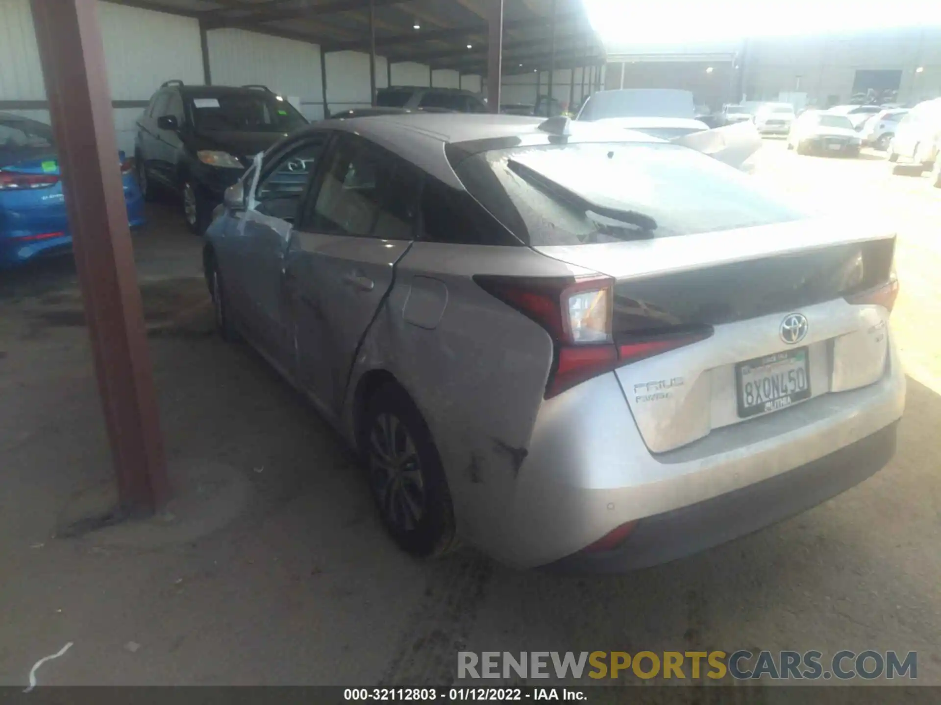 3 Photograph of a damaged car JTDL9MFU8M3030341 TOYOTA PRIUS 2021