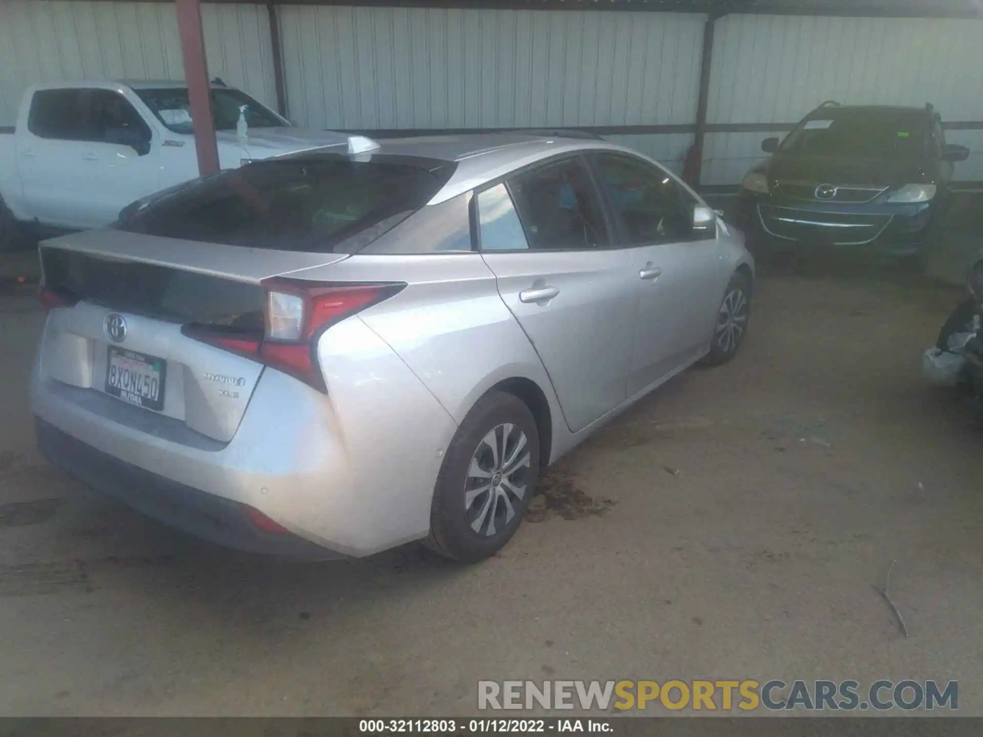 4 Photograph of a damaged car JTDL9MFU8M3030341 TOYOTA PRIUS 2021