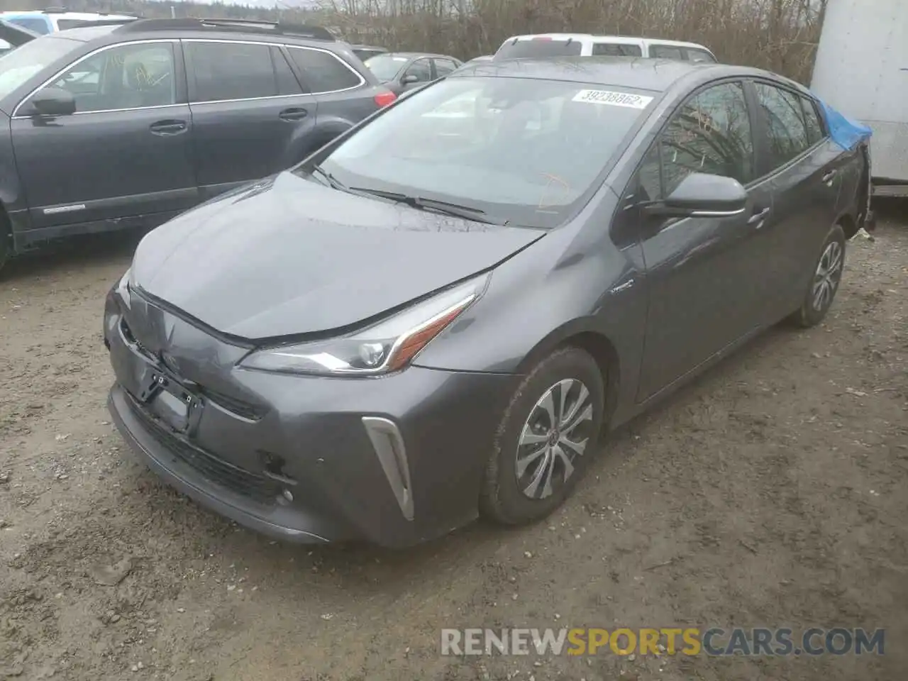 2 Photograph of a damaged car JTDL9MFU9M3025987 TOYOTA PRIUS 2021