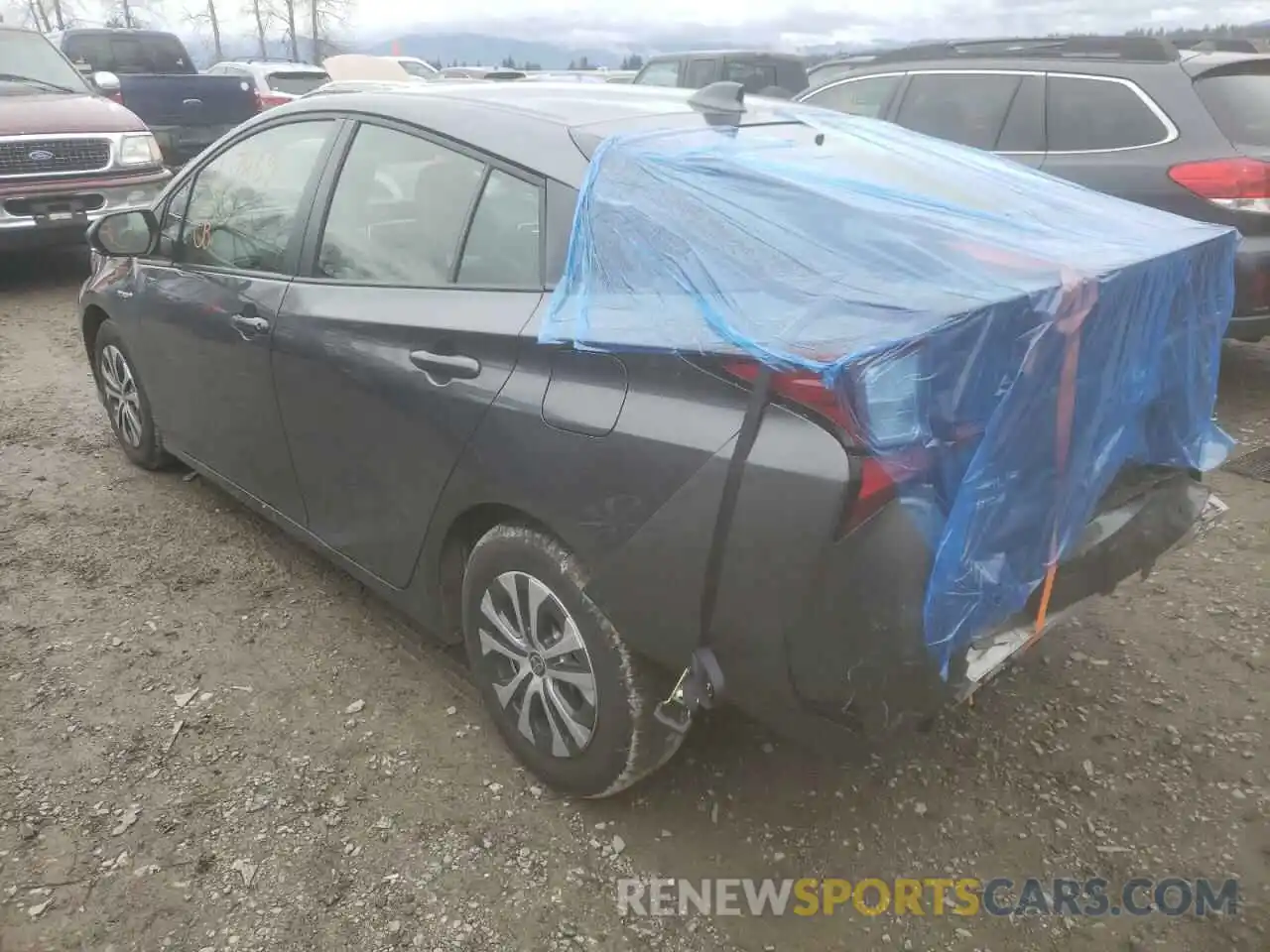 3 Photograph of a damaged car JTDL9MFU9M3025987 TOYOTA PRIUS 2021