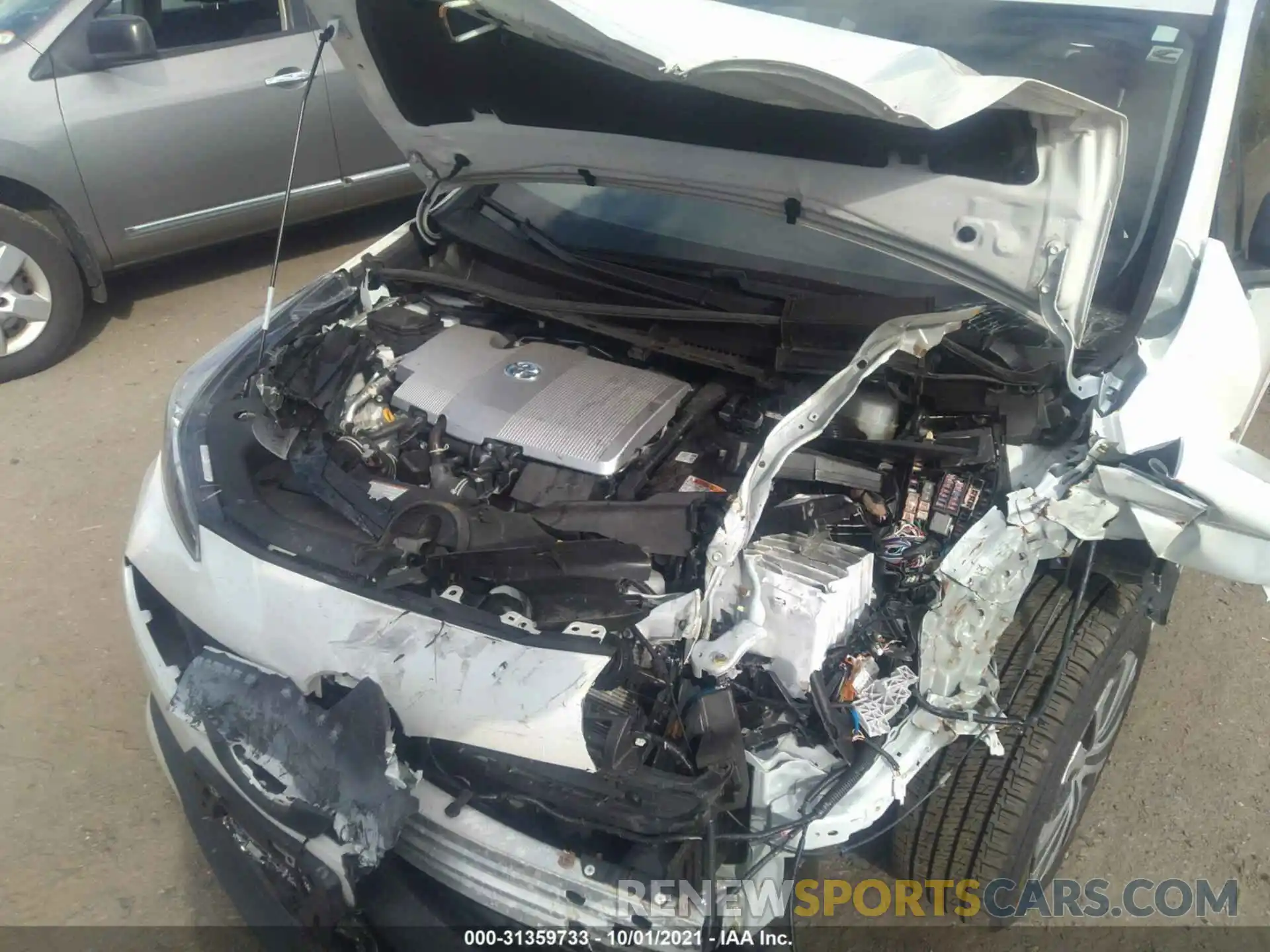 10 Photograph of a damaged car JTDL9MFU9M3026248 TOYOTA PRIUS 2021